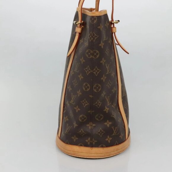 LOUIS VUITTON Monogram Bucket GM Shoulder Bag M42236 LV Auth 131231 - Picture 4 of 15